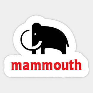 Mammouth Sticker